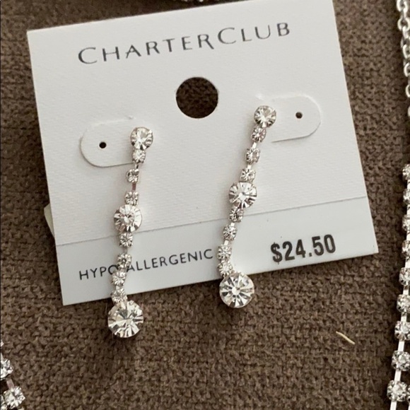 Charter Club Necklace, Earrings and Bracelet! - Picture 2 of 5
